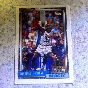1992 Topps GOLD SHAQUILLE O'NEAL ROOKIE CARD #362